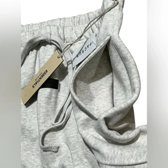 Essentials Heather Gray Casual Shorts small - Picture 8 of 11